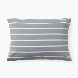 Наволочка Этель Blue stripe 50*70см, 100% жатый хлопок, 140 г/м²