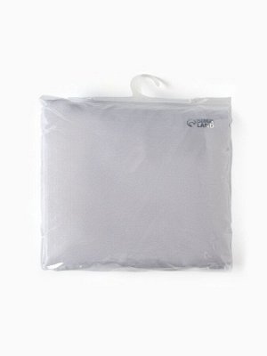 Простыня на резинке LoveLife 160*200*25 см, цв.серый, жатка, 100% п/э, 100гр/м2