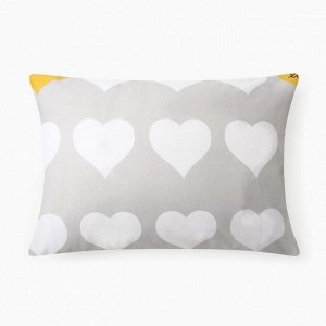 Наволочка Этель Heart 50*70 ± 3 см, 100% хлопок, бязь 125 г/м²