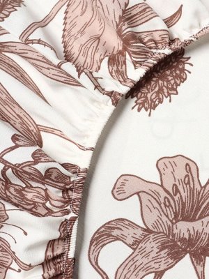 Простыня на резинке LoveLife Spring 180*200*25 см, жатка, 100% п/э, 100гр/м2
