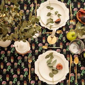 Скатерть Этель Succulents 146х180 см, 100% хл, саржа 190 г/м2