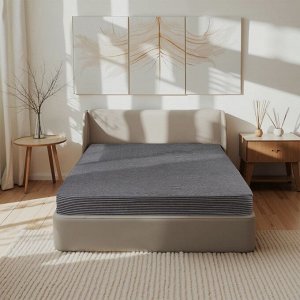 Простыня Этель Quiet shade 180x200+25см 100% жатый хлопок 140г/м2