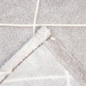 Плед с рукавами светящийся в темноте «Этель. Ромбы», 150x200 см, корал-флис 220 г/м²