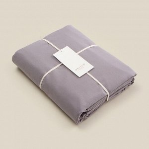 Простыня SL Home Cotton 245*260 см, цв.серый, 100% жатый хлопок