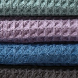 Полотенце вафельное банное Этель "Boho" 45*90 см, цв. мокко, 100% хл