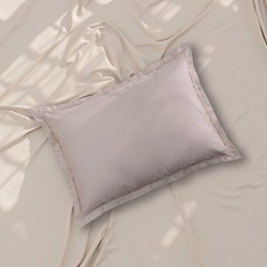 Наволочка 300ТС SL Home Steel 50*70+3 см, сатин, 100% хлопок