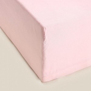 Простыня на резинке SL Home Modal 140*200+30 см , цв. розовый