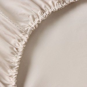 Простыня на резинке "Этель" Ivory 180*200+30 см , 100% хлопок, перкаль (300 нитей)