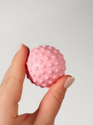 Массажёр для тела, универсальный, d=5 см, розовый