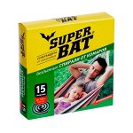 Х Спирали Super Bat от комаров бездымные зеленые 15шт 1/60