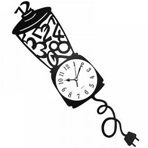 Часы настенные "Кофемолка" 14,5х57,5см, мягкий ход, цифербла