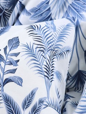 Постельное бельё "Этель" Дуэт Palmetto 143*215 см-2 шт., 220*240 см, 70*70 см-2 шт, поплин 125 г/м2, хл 100%