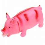 Игрушка для собаки &quot;Свин&quot; 19х6,5х8,5см, резиновая, с пищалко