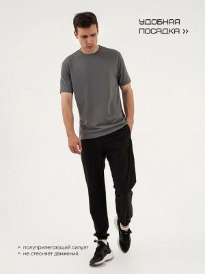 Брюки мужские Resport, 48, цвет чёрный, спортивные