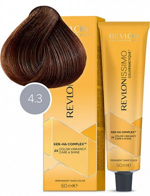 Rev Revlonissimo Colorsmetique 4.3 Коричневый Золотистый  60мл