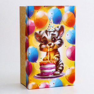Коробка прямоугольная «Милый тигренок», 27?17?11 см