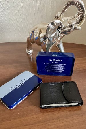 Кредитница, натуральная кожа (18 л.), Dr. Koffer New York
