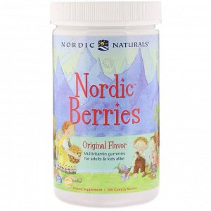 Nordic Naturals, Nordic Berries,  200 жевательных таблеток в форме ягод
