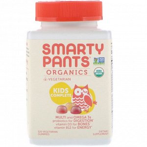 SmartyPants, Органический комплекс для детей, 120 таблеток