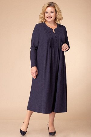 Платье Linia-L Б-1744 темно-синее