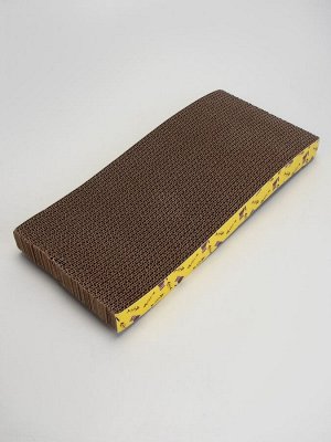 Когтеточка-лежанка "Пижон" из гофрокартона с кошачьей мятой "Волна", 44,5 х 21 х 4 см