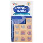 Игра настольная &quot;Крестики-нолики. Кошки-Мышки&quot; (деревянные фишки) европодвес