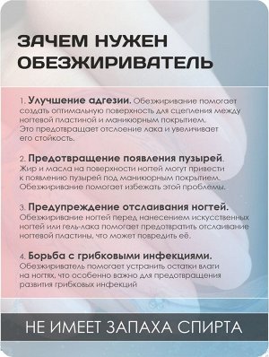 Обезжириватель для ногтей, клинсер для маникюра Giorgio Capachini 1000 мл