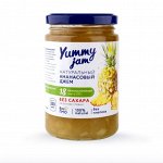 Джем низкокалорийный Yummy Jam ананасовый, ст.б, 350г.