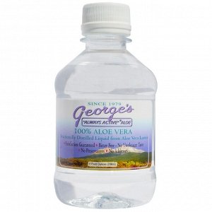 George's Aloe Vera, 100 % жидкий алоэ вера, 8 жидких унций