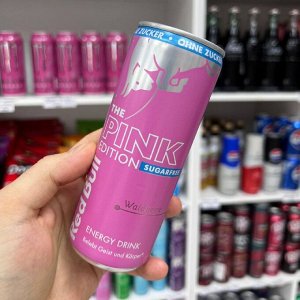 Red Bull Waldbeere The Pink Edition 250ml - Ред Булл розовый. Лесные ягоды. Без сахара