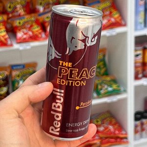 Red Bull Seftali Aromali 250ml - Ред Булл персик и нектарин. Турция