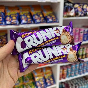 Lotte Cruncky Double Crunch Bar 35g - Шоколадный батончик кранки с воздушным рисом