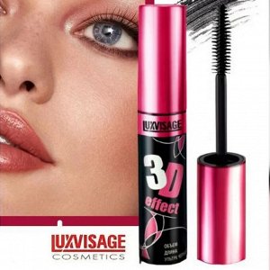 LUXVISAGE Тушь для ресниц 3D EFFECT ОБЪЕМ-ДЛИНА-УЛЬТРА ЧЕРНАЯ