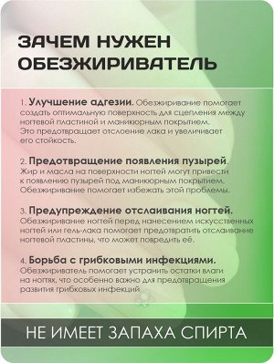 Обезжириватель для ногтей, клинсер для маникюра парфюмированный Деликатное яблоко Giorgio Capachini 250мл