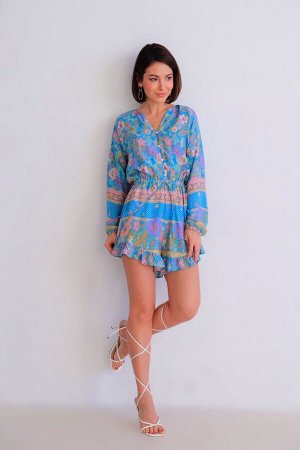 Комбинезон + ДЛИНА: 75 (+-3) см.
+ СОСТАВ: ПЭ 80%, вискоза 20%
+ ПАРАМЕТРЫ МОДЕЛИ: 81/60/91, рост модели 165 см.
+ ОБРАЗЕЦ НА МОДЕЛИ: 42-44