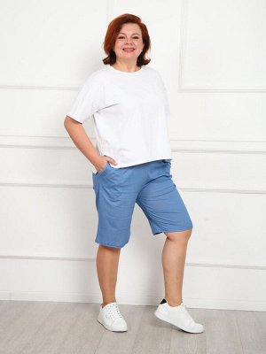 Шорты женские, индиго