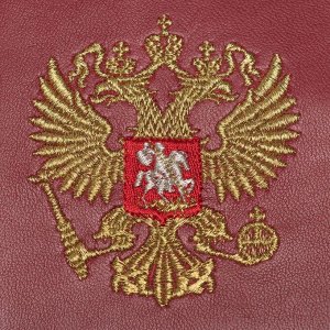 Визитница «Орёл», м.666 р.1741-3, красный
