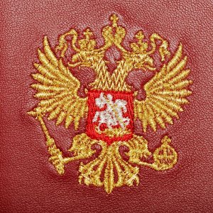 Обложка для паспорта «Орёл», м.816 р.1741, красный