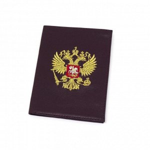 Обложка для паспорта «Орёл», м.816 р.1741, фиолетовый