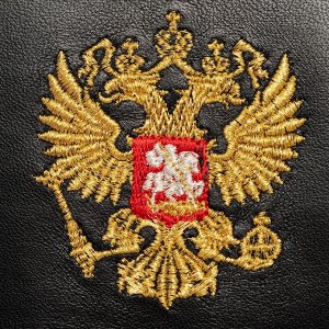 Обложка для паспорта «Орёл», м.816 р.1741, чёрный