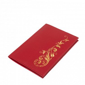 Обложка для паспорта «Шарм», м.816 р.1475, бордовый