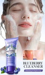 Пенка для умывания с экстрактом черники SADOER, 100 гр