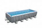 Каркасный бассейн (5612B) BestWay [640х274х132см, 19281л, 146кг, лестница, тент, фильтр]