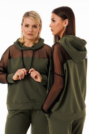 Костюм Костюм Kivviwear 4289404002 темный хаки 
Состав: ПЭ-26%; Хлопок-72%; Эластан-2%;
Сезон: Весна
Рост: 170

Объедините свободу движений и модный лук в этом спортивном костюме, состоящем из худи с