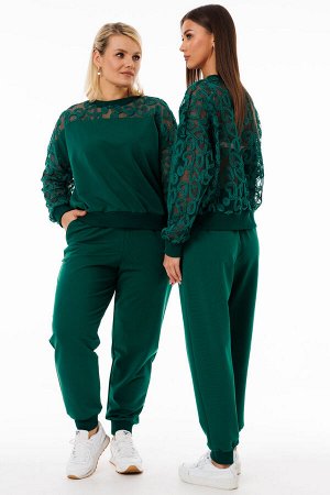 Костюм Костюм Kivviwear 4286428701 изумруд 
Состав: ПЭ-26%; Хлопок-72%; Эластан-2%;
Сезон: Весна
Рост: 170

Стильный костюм из джемпера и брюк: комфорт и современный дизайнОбновите гардероб с этим ун