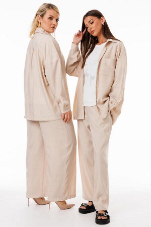Костюм Костюм Kivviwear 4283428402 кремовый 
Состав: Вискоза-100%;
Сезон: Весна
Рост: 170

Женский костюм из жатой вискозы: свобода и стиль в каждой деталиИдеальный ансамбль для тех, кто ценит комфор