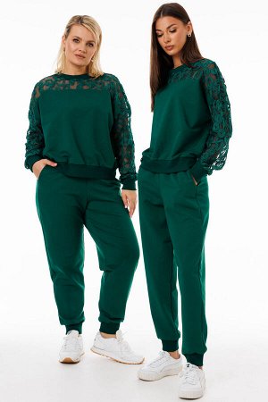 Костюм Костюм Kivviwear 4286428701 изумруд 
Состав: ПЭ-26%; Хлопок-72%; Эластан-2%;
Сезон: Весна
Рост: 170

Стильный костюм из джемпера и брюк: комфорт и современный дизайнОбновите гардероб с этим ун