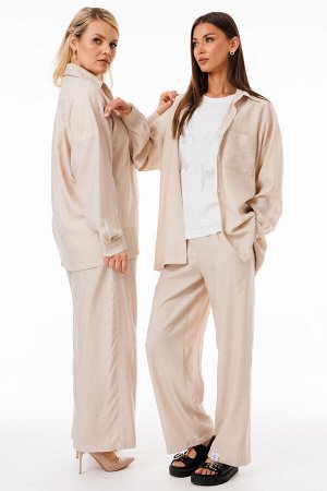 Костюм Костюм Kivviwear 4283428402 кремовый 
Состав: Вискоза-100%;
Сезон: Весна
Рост: 170

Женский костюм из жатой вискозы: свобода и стиль в каждой деталиИдеальный ансамбль для тех, кто ценит комфор