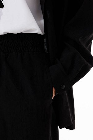 Костюм Костюм Kivviwear 4283428403 черный 
Состав: Вискоза-100%;
Сезон: Весна
Рост: 170

Женский костюм из жатой вискозы: свобода и стиль в каждой деталиИдеальный ансамбль для тех, кто ценит комфорт 