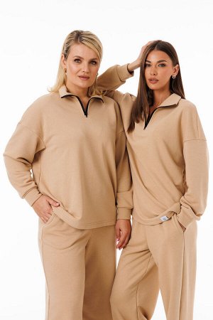 Костюм Костюм Kivviwear 4288413210 бежевый 
Состав: ПЭ-26%; Хлопок-72%; Эластан-2%;
Сезон: Весна
Рост: 170

Спортивный костюм с толстовкой и брюками палаццио: Удобство и стиль в каждой деталиИдеальны